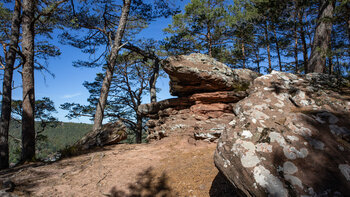 Der Kahle Felsen am Weimersberg bei Hauenstein