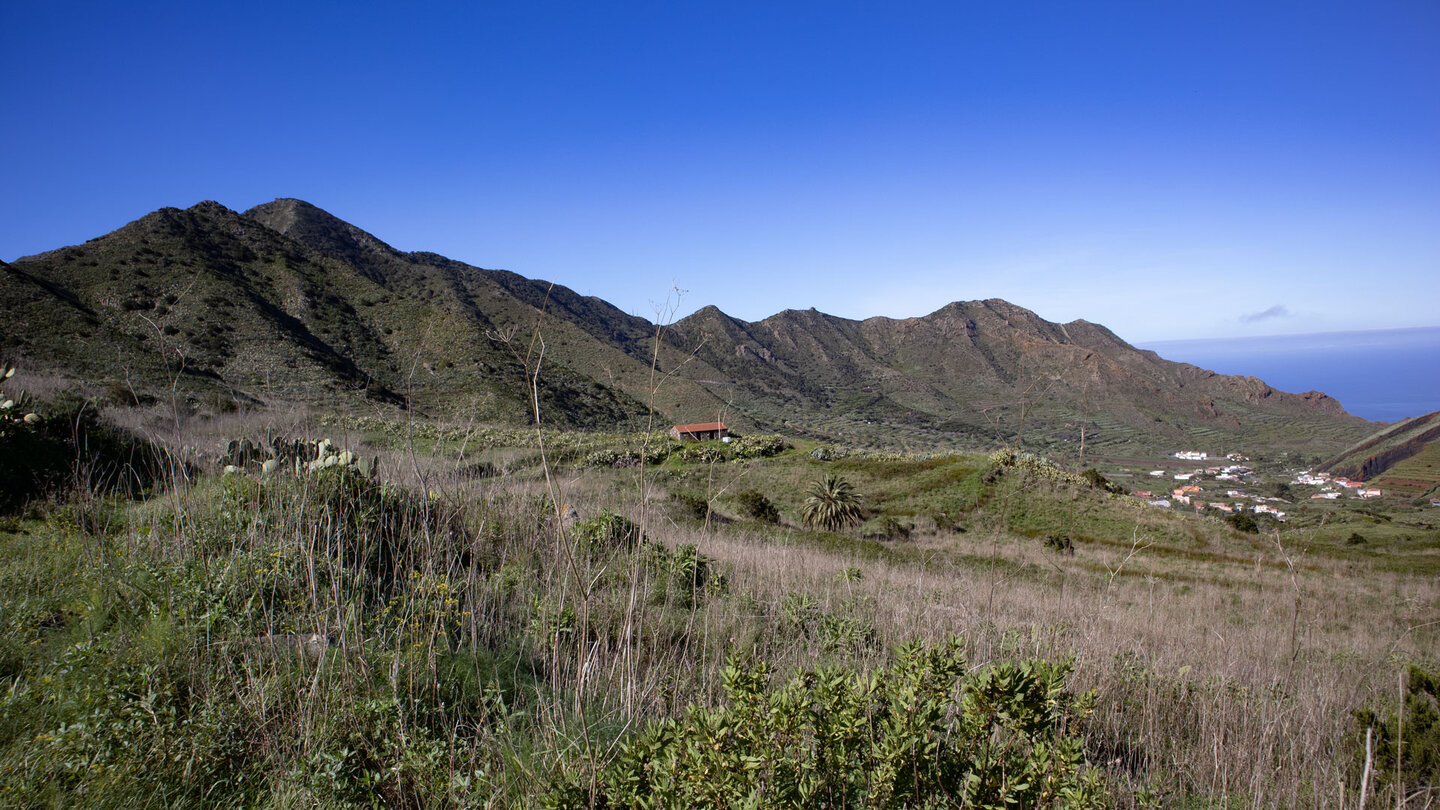 idyllischer Streckenabschnitt der Wanderroute durchs Tal von El Palmar