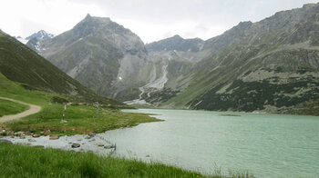 Riffelsee mit dem Seekogel im Hintergrund