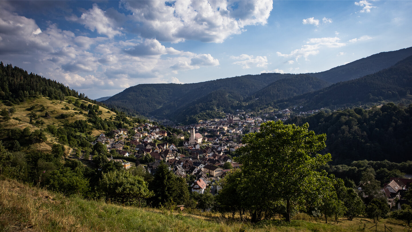 Ausblick über Gausbach und Forbach