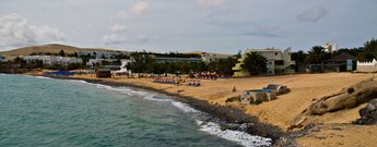 der Strand von Costa Calma in der Region Pájara auf Fuerteventura