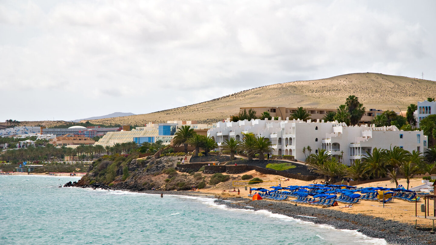die Hotelanlagen in Costa Calma auf Fuerteventura