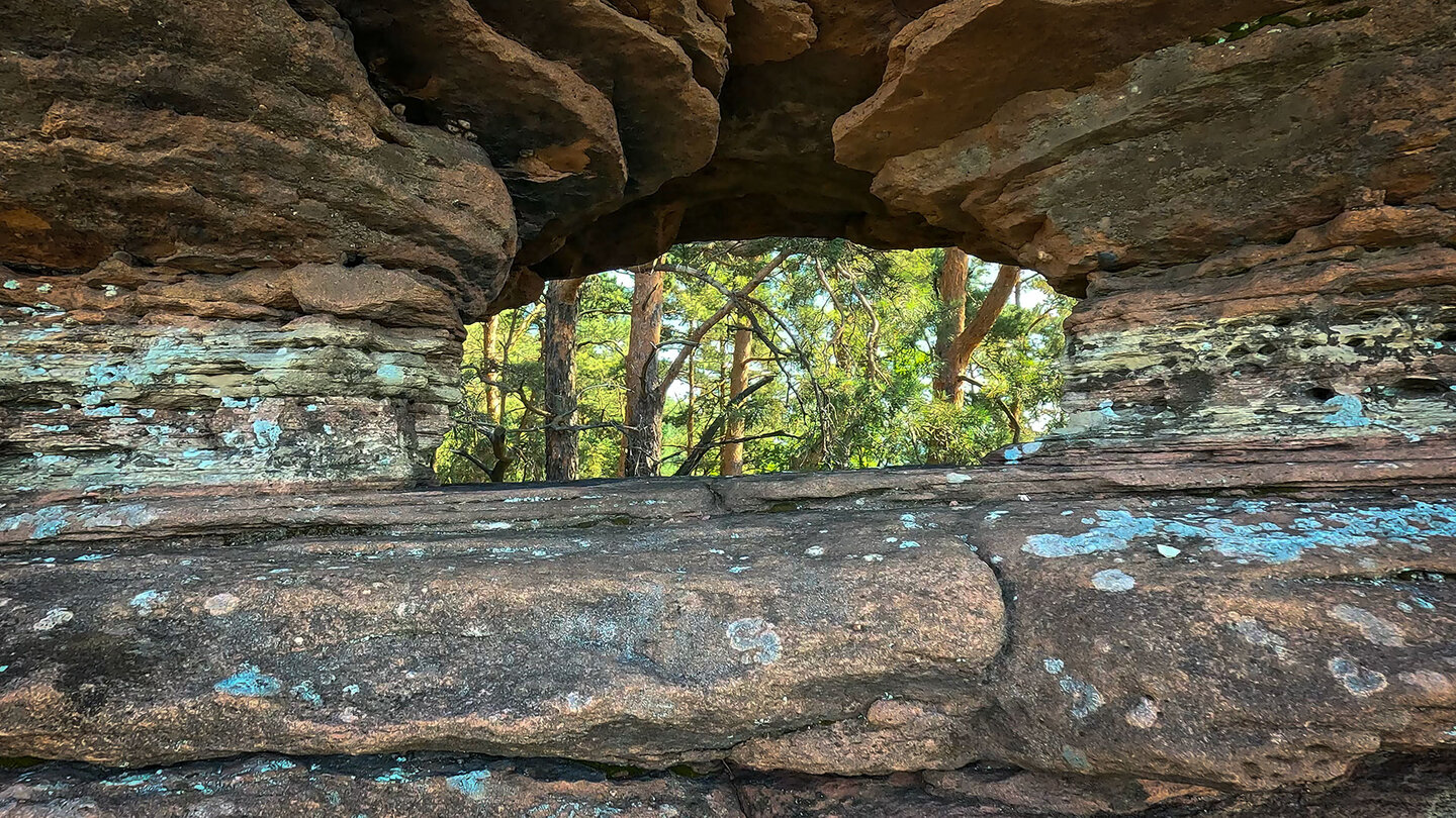 Felsenfenster im Rötzenfelsen bei Dimbach Felsenfenster im Rötzenfelsen bei Dimbach