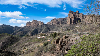 Berglandschaft bei La Candelilla