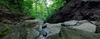 die Felsplateaus in der Margarethenschlucht