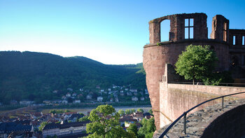 der „Dicke Turm“ des Heidelberger Schlosses