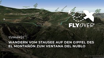 Im Angesicht des Roque Nublo: Spektakuläre Stausee- und Gipfelrunde im 3D-Flyover
