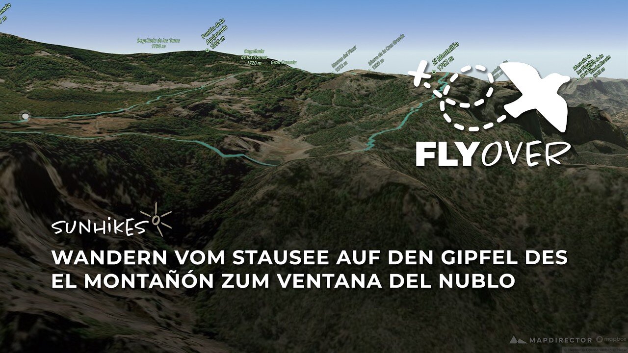 Im Angesicht des Roque Nublo: Spektakuläre Stausee- und Gipfelrunde im 3D-Flyover