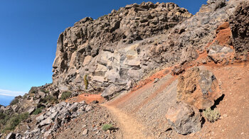 Basaltformation am Wanderweg