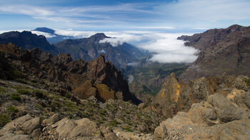 sensationelle Aussicht über den Nationalpark Caldera de Taburiente