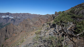 Gipfelkette des Nationalparks Caldera de Taburiente