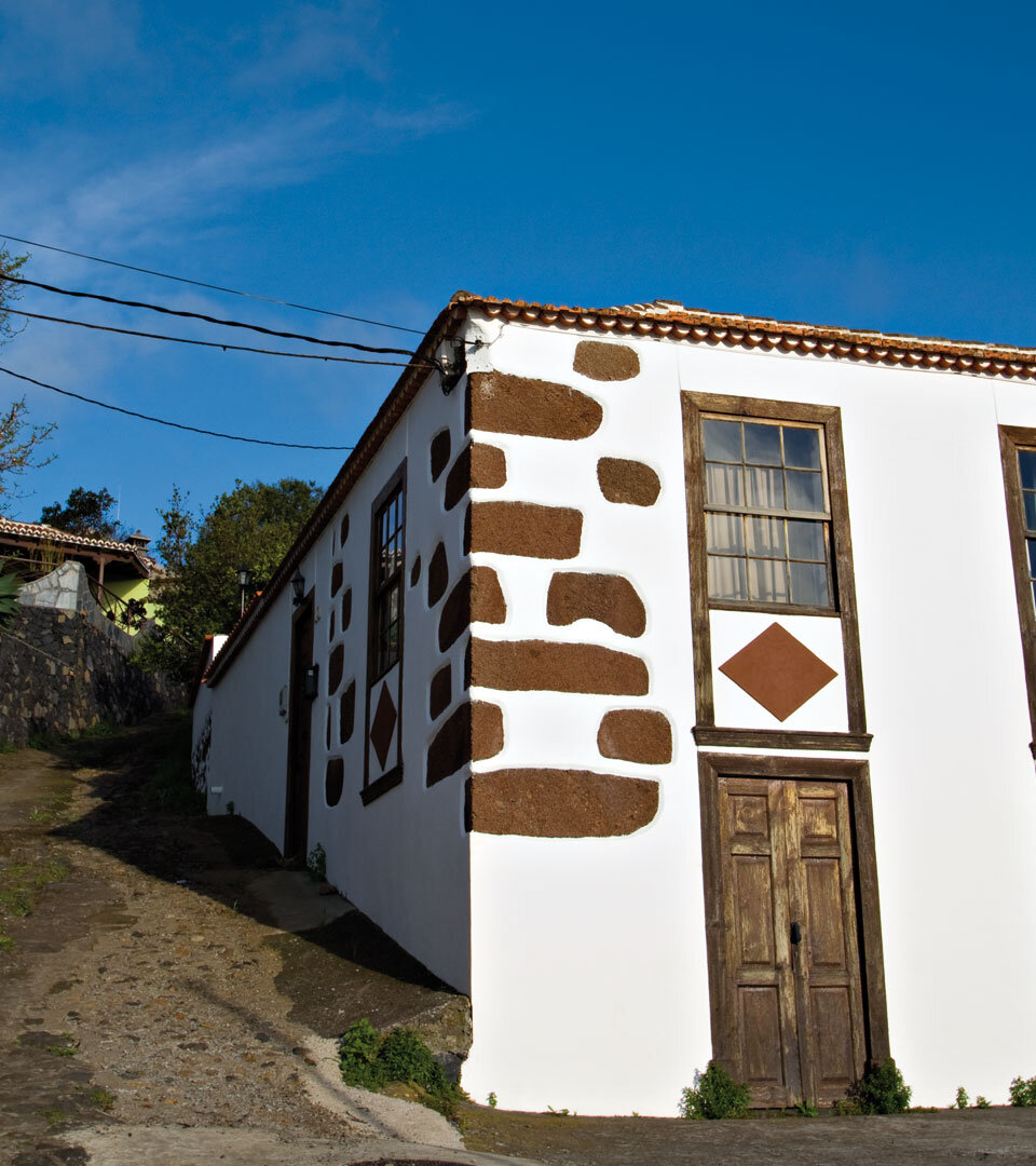 ein typisch kanarisches Landhaus in Las Tricias auf La Palma