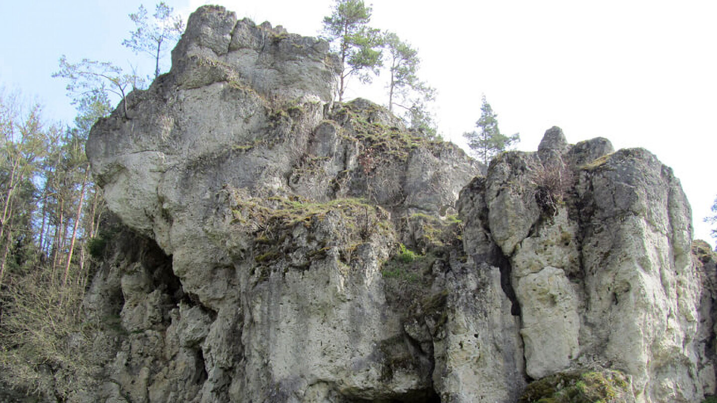 die Felsformation des imposanten Langerstein Felsformation des imposanten Langerstein
