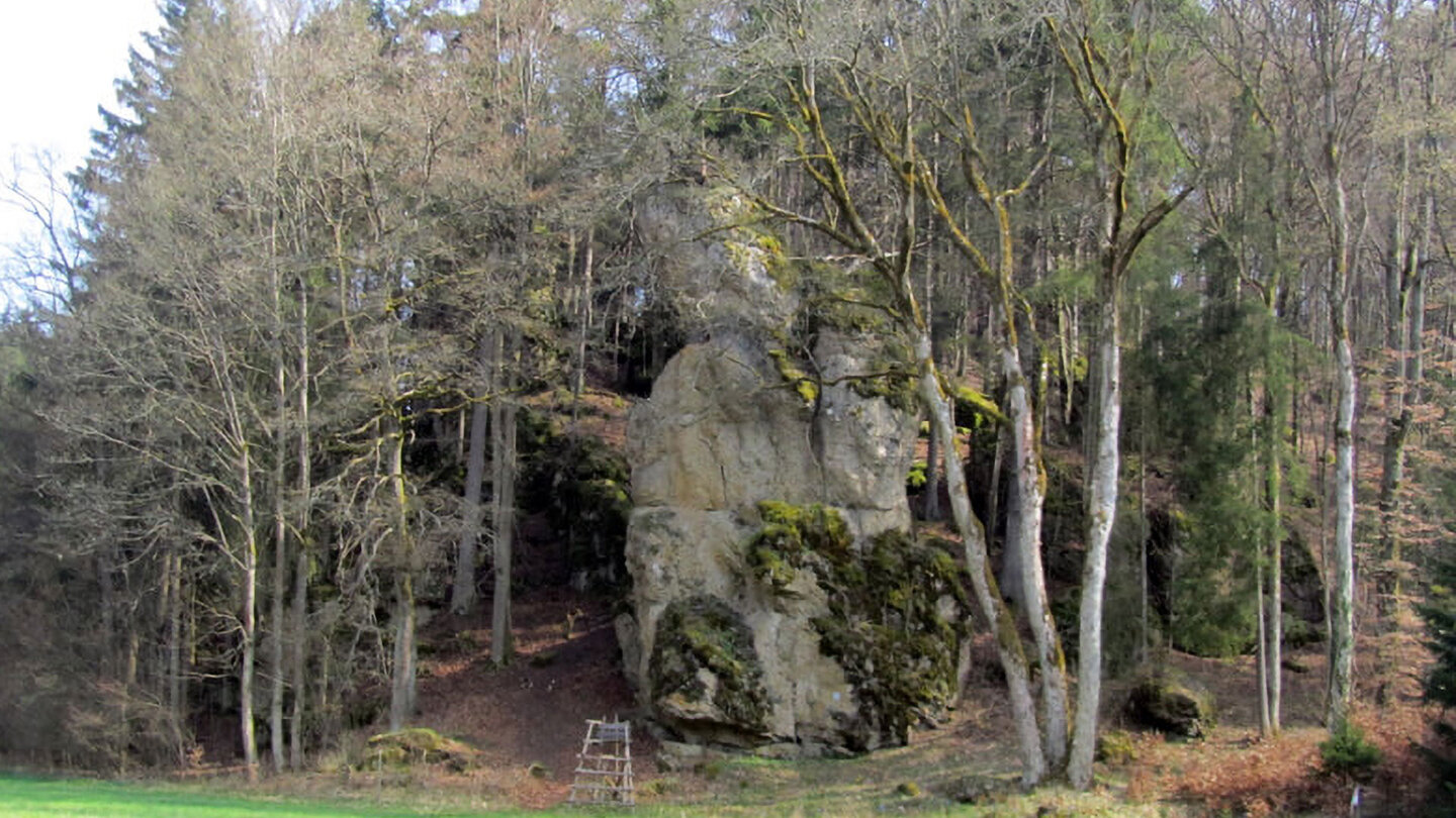 Blick auf die Nasenlöcherfelsen die Nasenlöcherfelsen