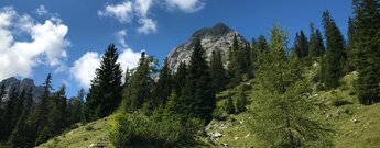 Blick zur Sonnenspitze