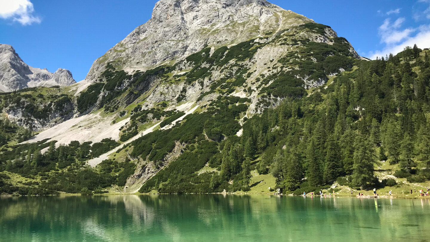 Seebensee unterhalb der Sonnenspitze