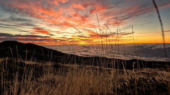 Sonnenuntergang am Roque de los Muchachos