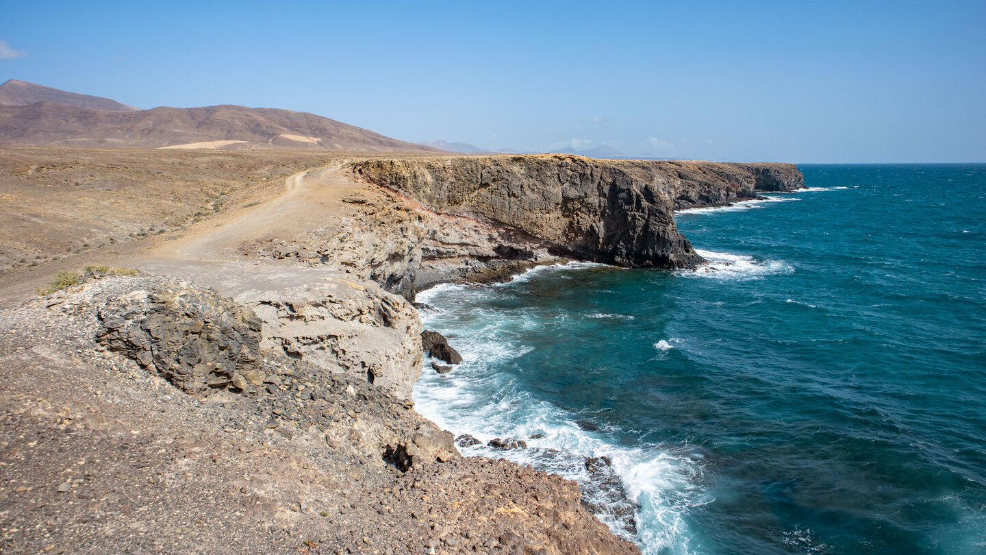 traumhafter Küstenabschnitt nahe der Playas de Papagayo