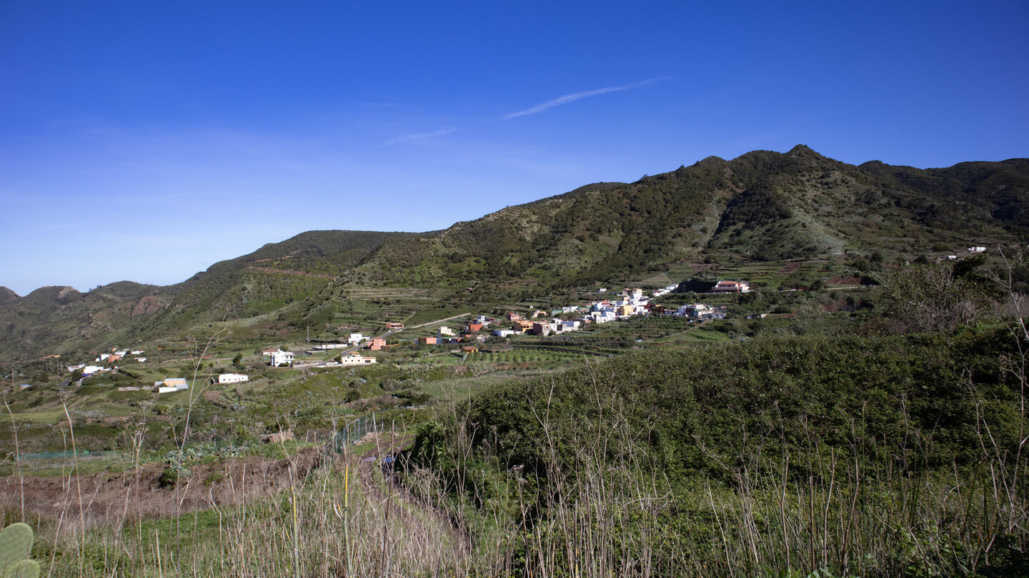 Blick auf Los Portales bei der Wanderung nach El Palmar