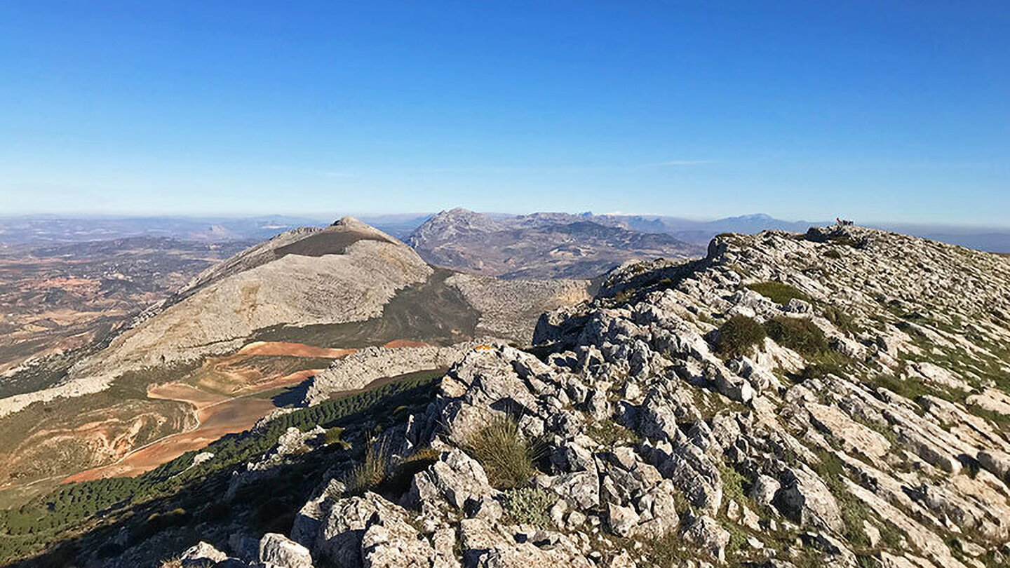 Ausblick am Gipfel des Monte Huma Ausblick am Monte Huma