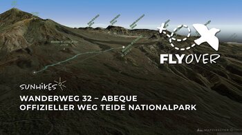 Im Angesicht des Pico Viejo: Der sanfte Vulkanpfad Abeque im 3D-Flyover Video