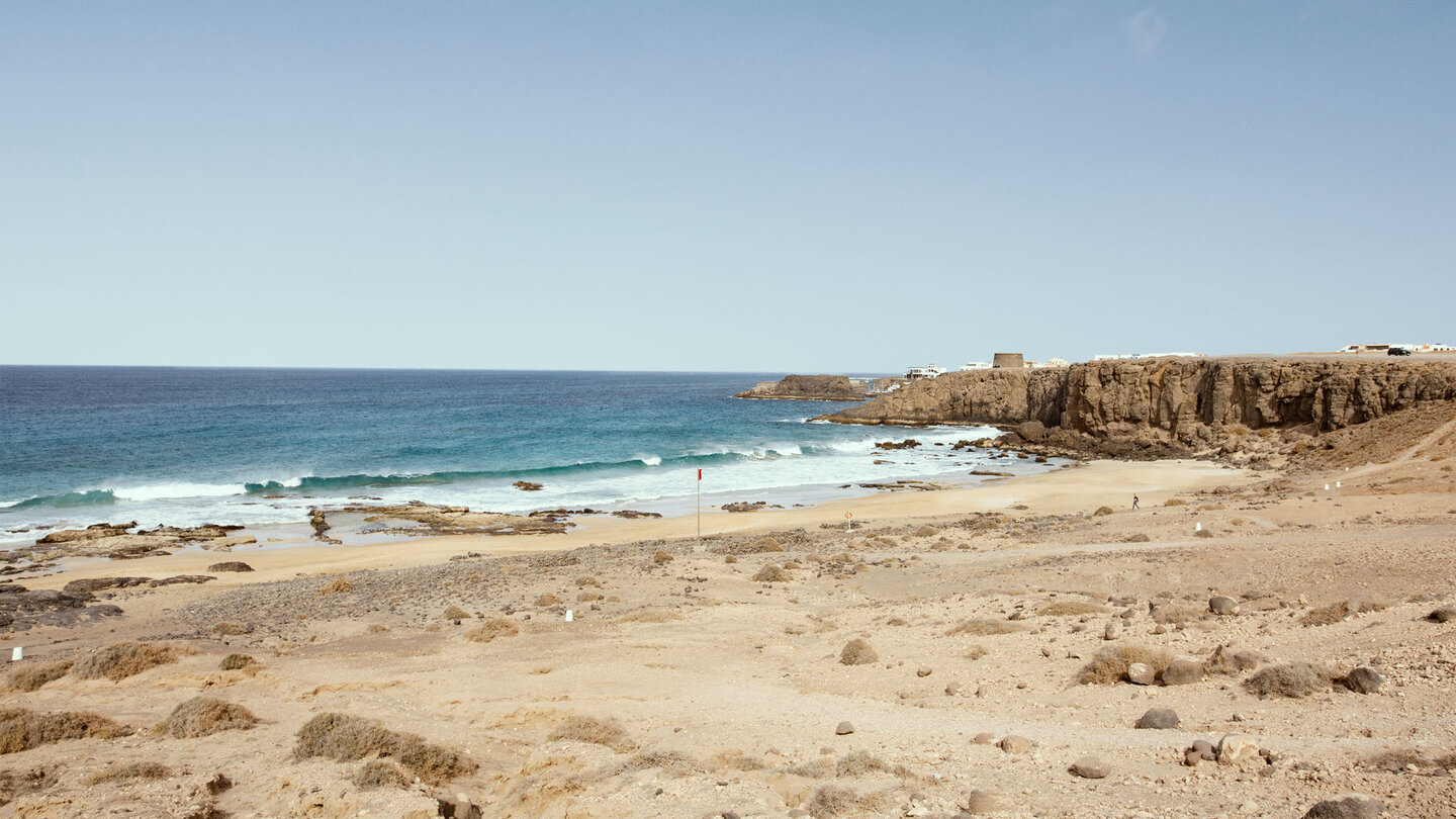 Blick von Piedra Playa zum Torre del Tostón