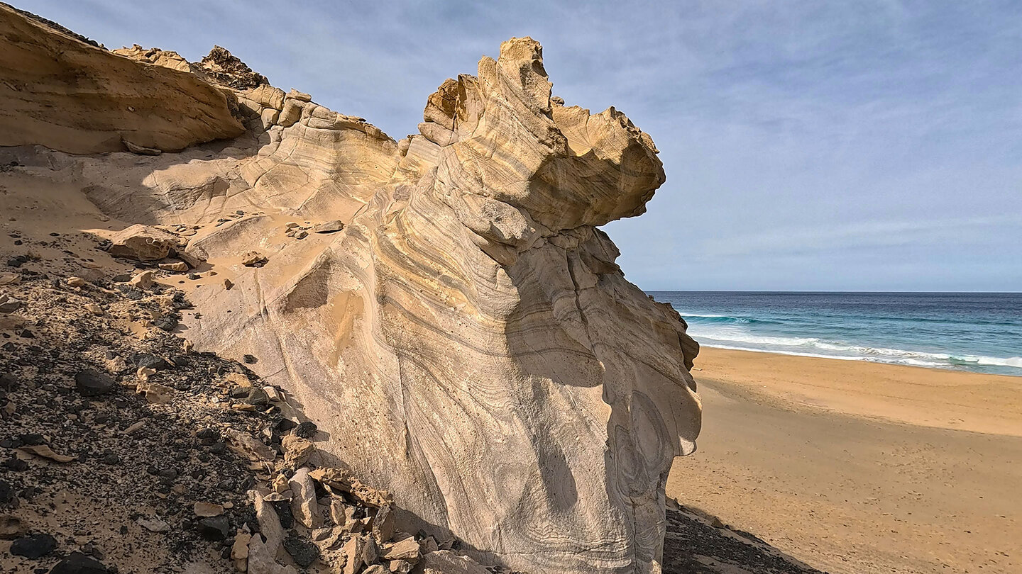 Sandsteinformation im Naturpark Jandía