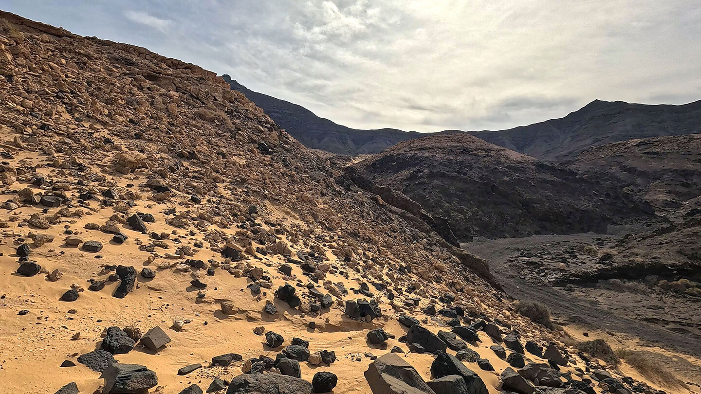 Barranco vor dem Jandía-Massiv