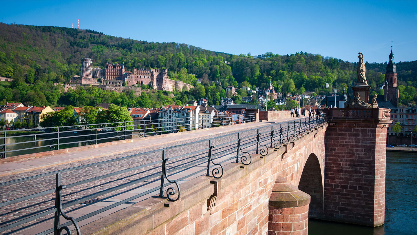 die Alte Brücke in Heidelberg die Alte Brücke in Heidelberg