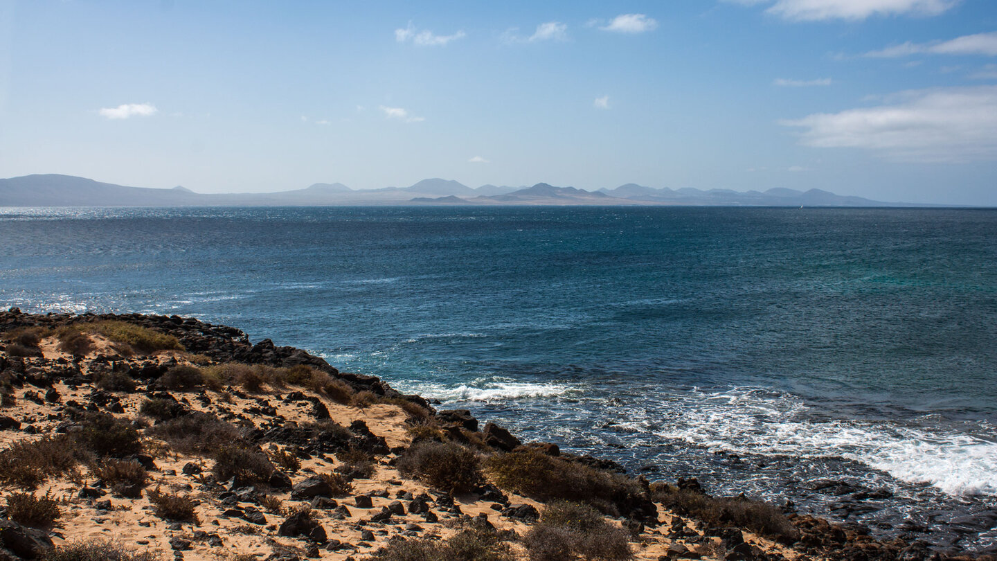Blick auf die Vulkane von Lanzarote Blick auf die Vulkane von Lanzarote