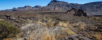 Roques de García mit Guajara im Hintergrund vom Wanderweg 23