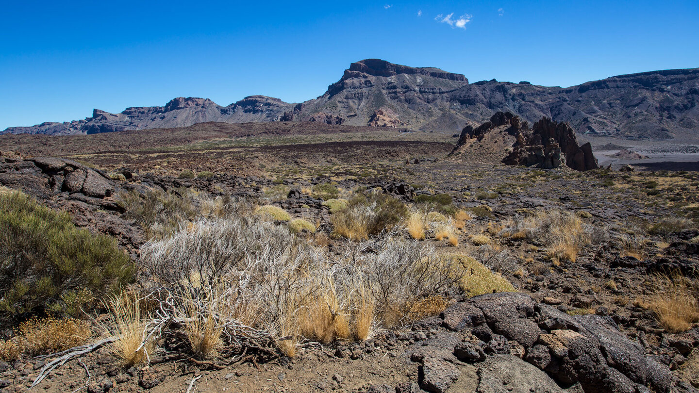 Roques de García mit Guajara im Hintergrund vom Wanderweg 23