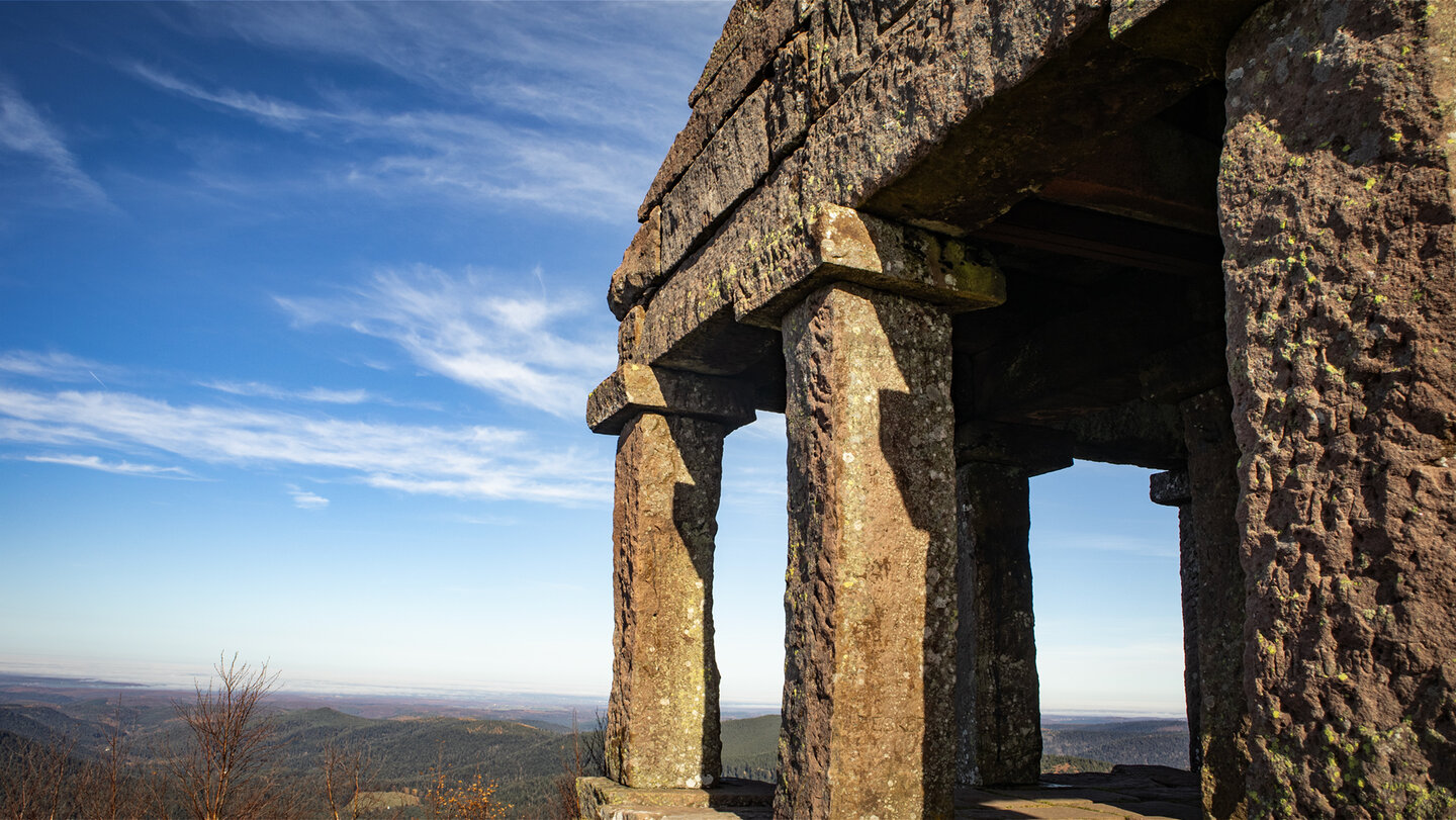 die Aussicht vom Gipfel des Donon ist überwältigend