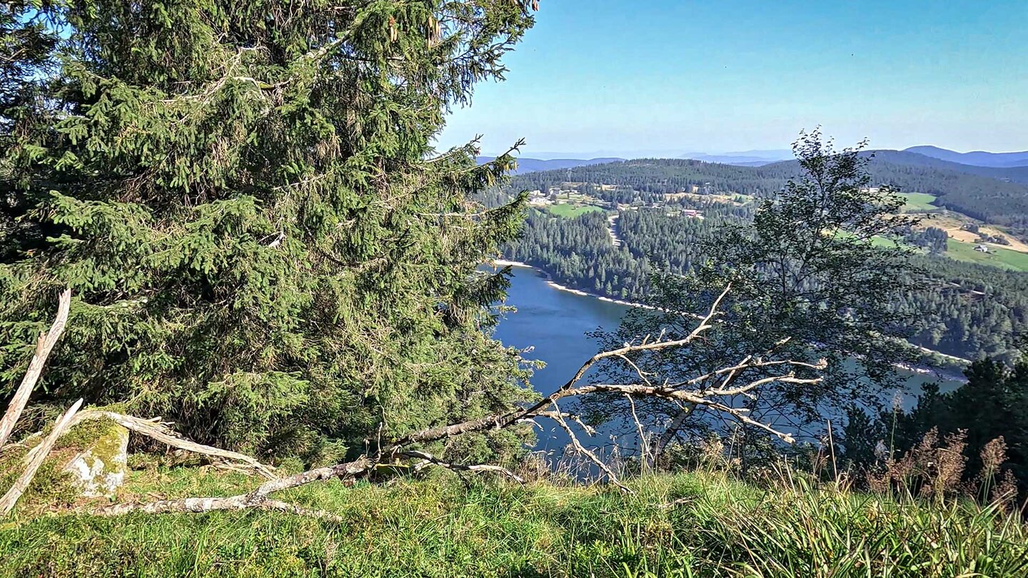 Blick auf den Lac Blanc Blick auf den Lac Blanc