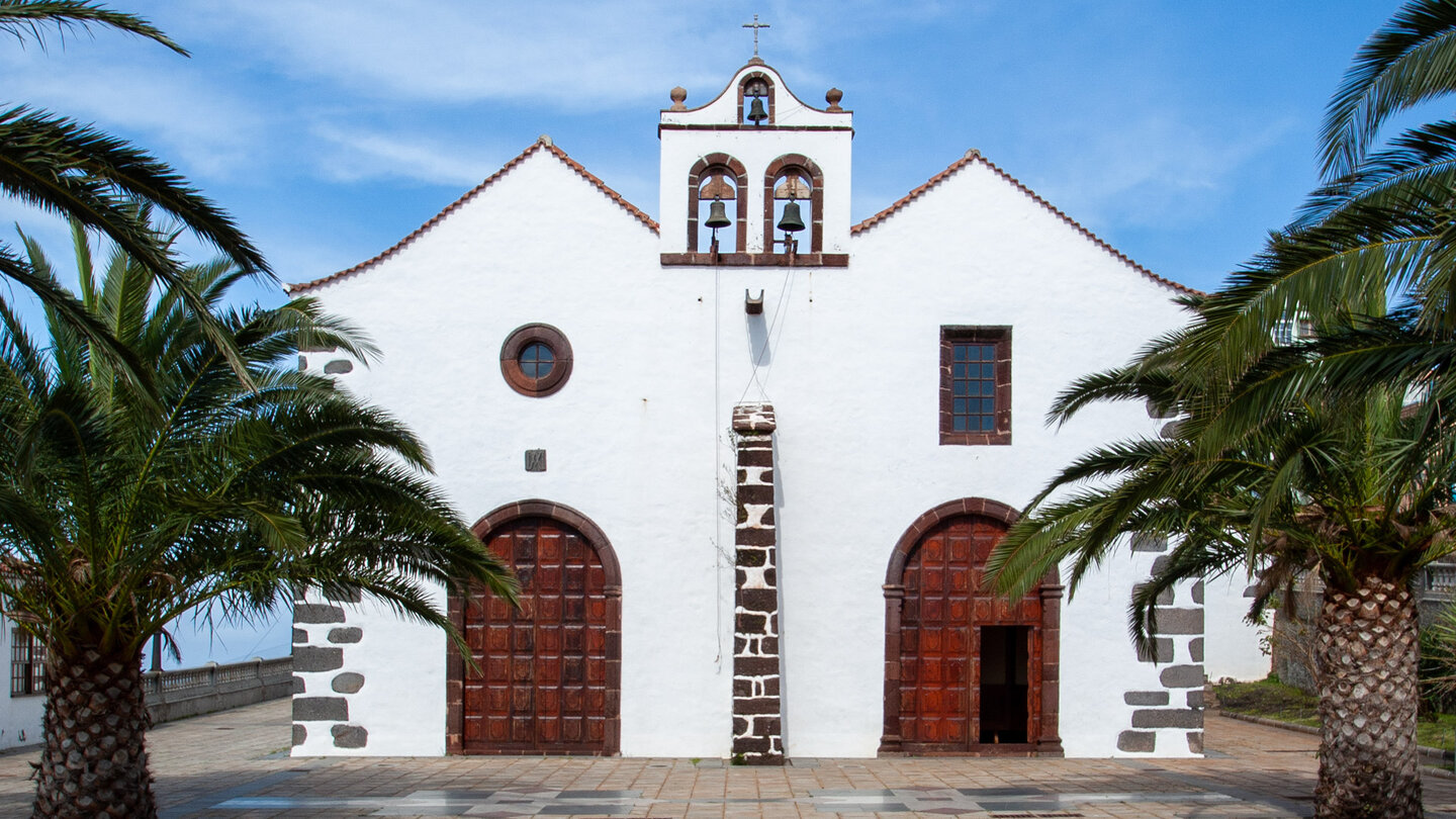 die Kirche Iglesia Nuestra Señora de La Luz in Santo Domingo de Garafía die Kirche in Santo Domingo de Garafía