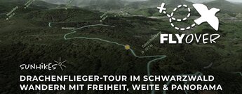 Drachenflieger-Tour im Schwarzwald mit Panorama & Rheintalblick – Flyover