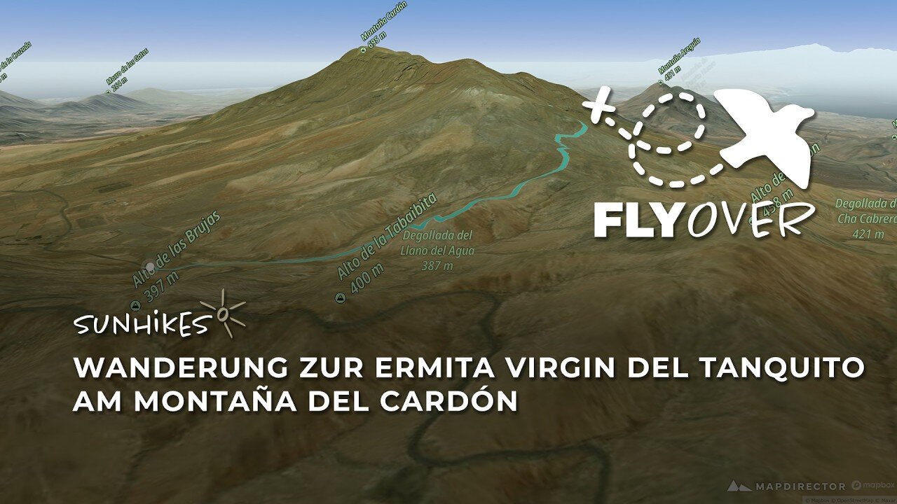 Heilige Felskapelle & grandiose Westküstenblicke: Die Montaña del Cardón Tour im Flyover Video