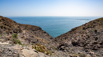 Blick vom Küstenwanderweg auf den Atlantik