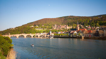 Ausblick auf Heidelberg am Neckar