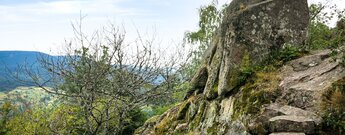Dachsstein Aussichtsfelsen am Murgleiter-Wanderweg