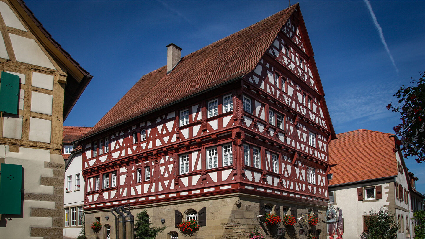 Baumannsches Haus in Eppingen – denkmalgeschütztes Fachwerkhaus aus dem Jahr 1582/83 Baumannsches Haus in Eppingen