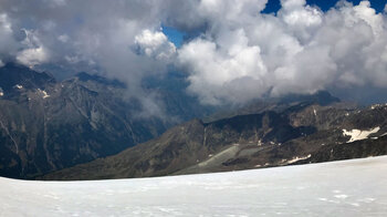 Walliser Alpen vom Triftgletscher aus gesehen
