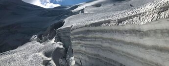 Eisverwerfungen am Triftgletscher
