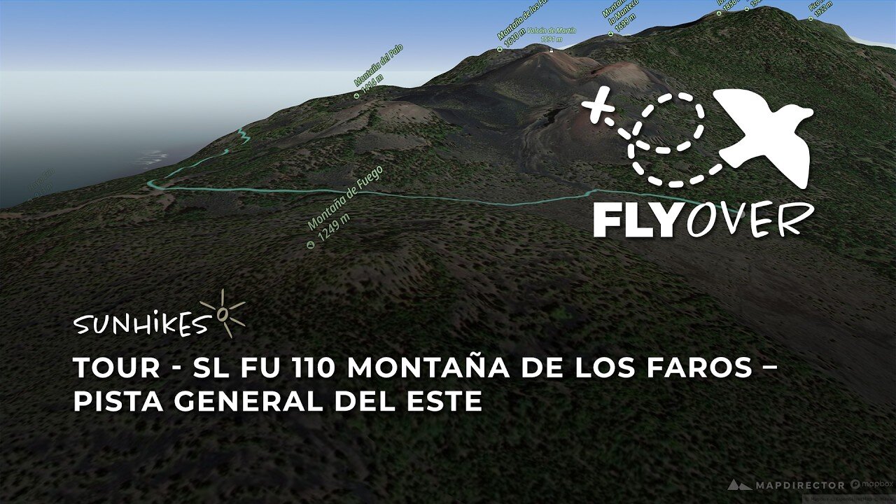 Waldpisten-Trekking im Süden La Palmas: Die Route SL-FU 110 an der Montaña de Los Faros im Flyover