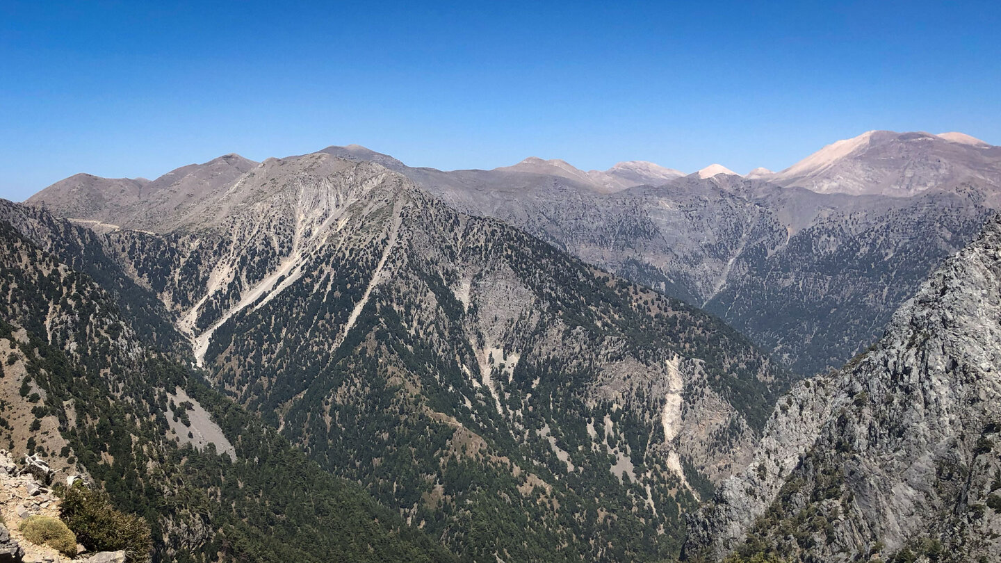 grandioses Bergpanorama der Lefka Ori auf Kreta Bergpanorama der Lefka Ori auf Kreta
