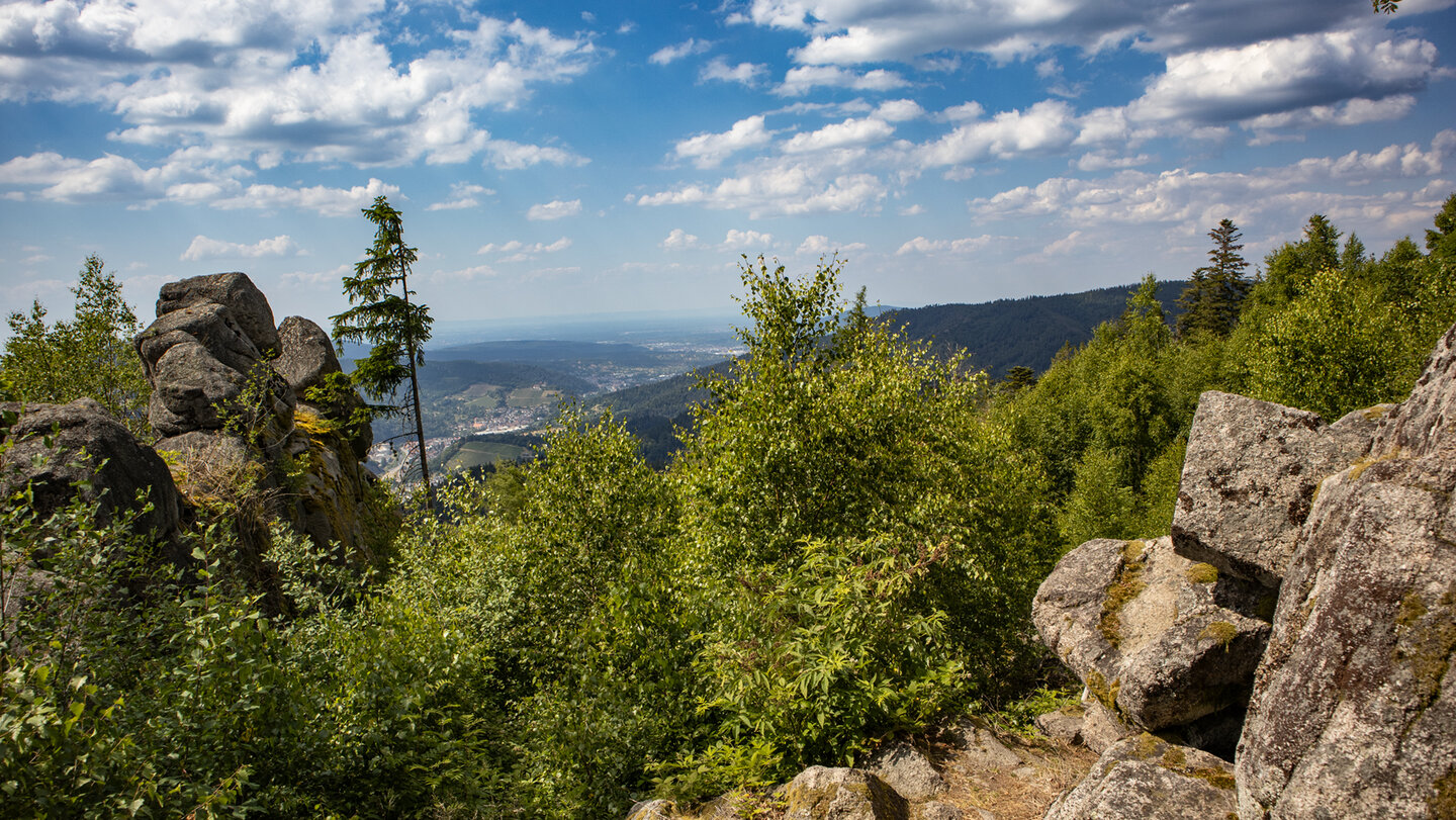 Panorama von der Hohen Schar bis in die Rheinebene
