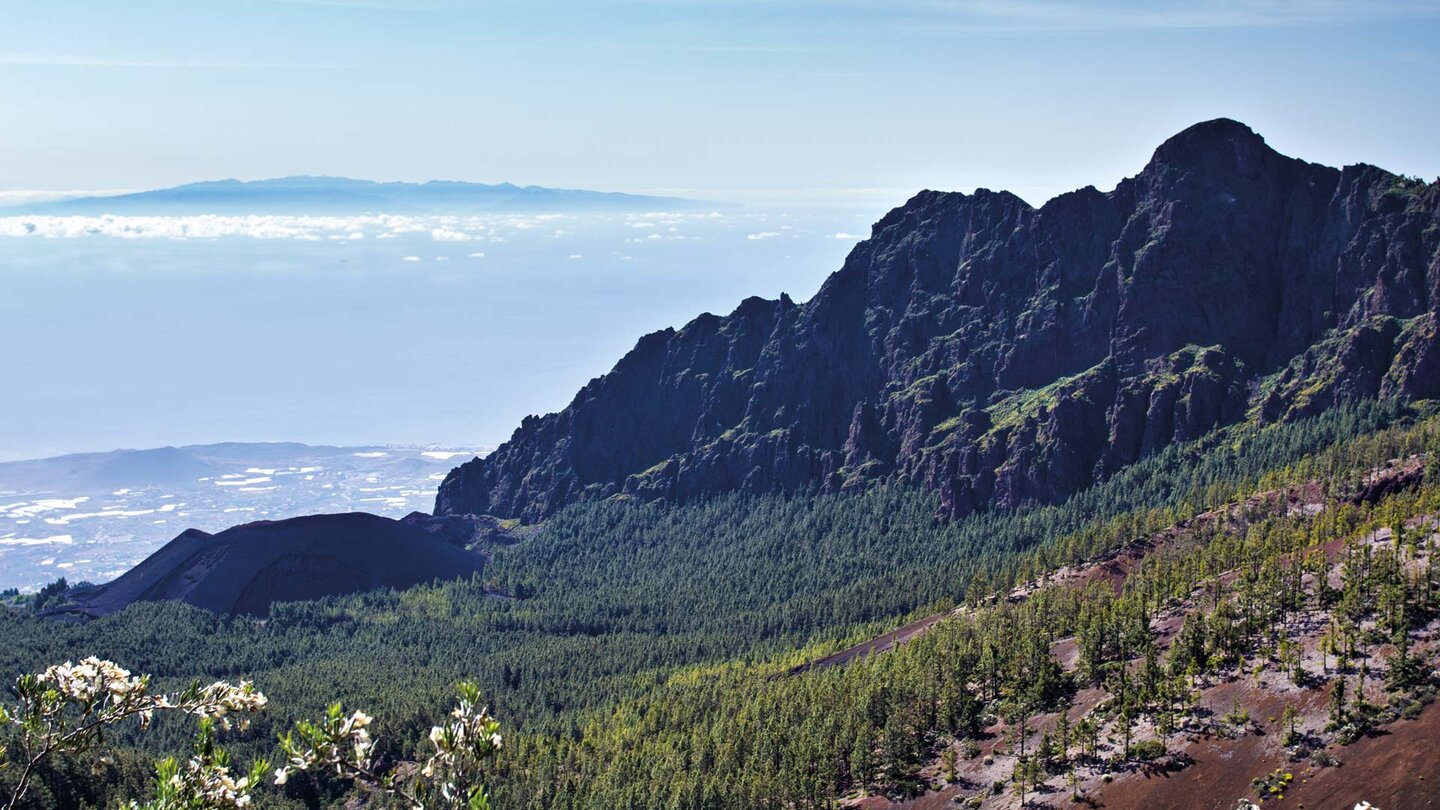 Ausblick vom Mirador Crucita - dem Zielpunkt des Wanderwegs 17