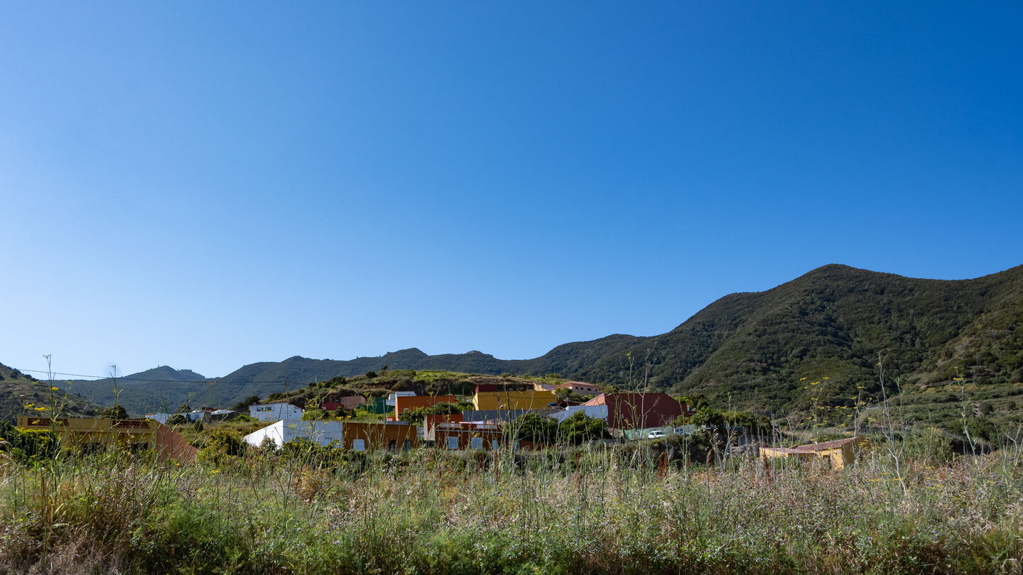 Blick auf die Siedlung Las Portelas