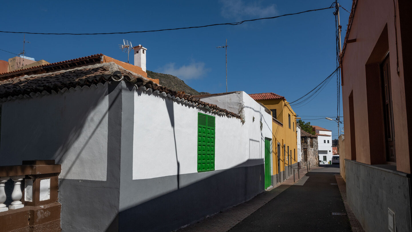 Gasse im Örtchen El Palmar Gasse im Örtchen El Palmar