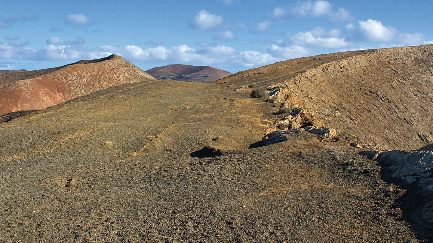 auf dem östlichen Kraterrand der Caldera Blanca